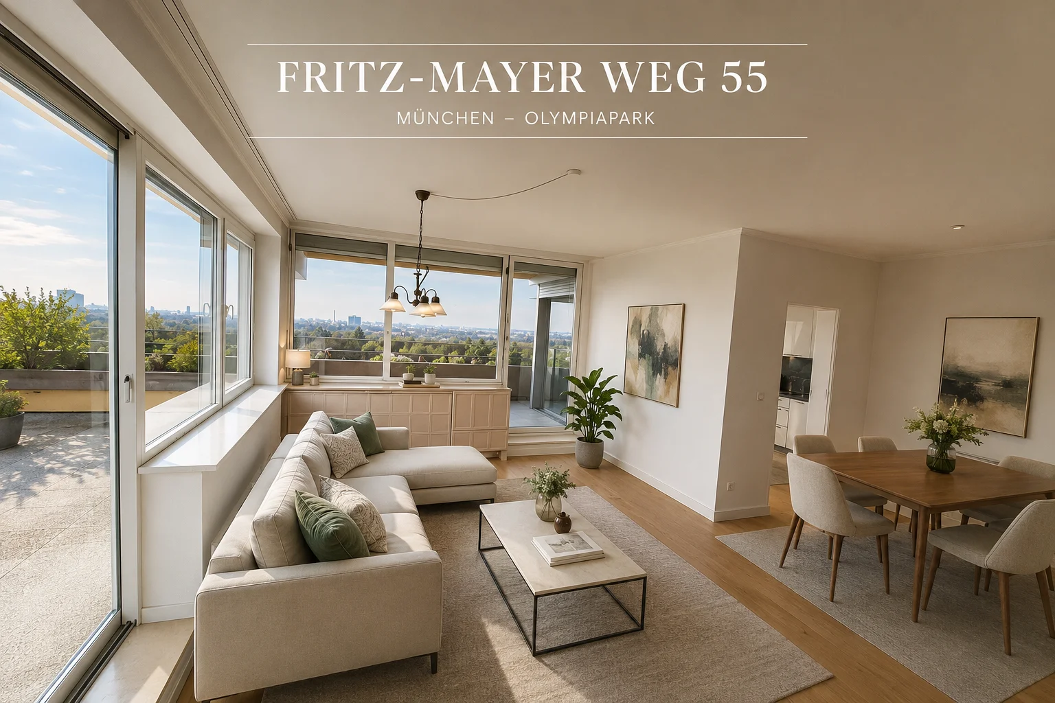 Verkaufte Etagenwohnung in München, Olympiapark