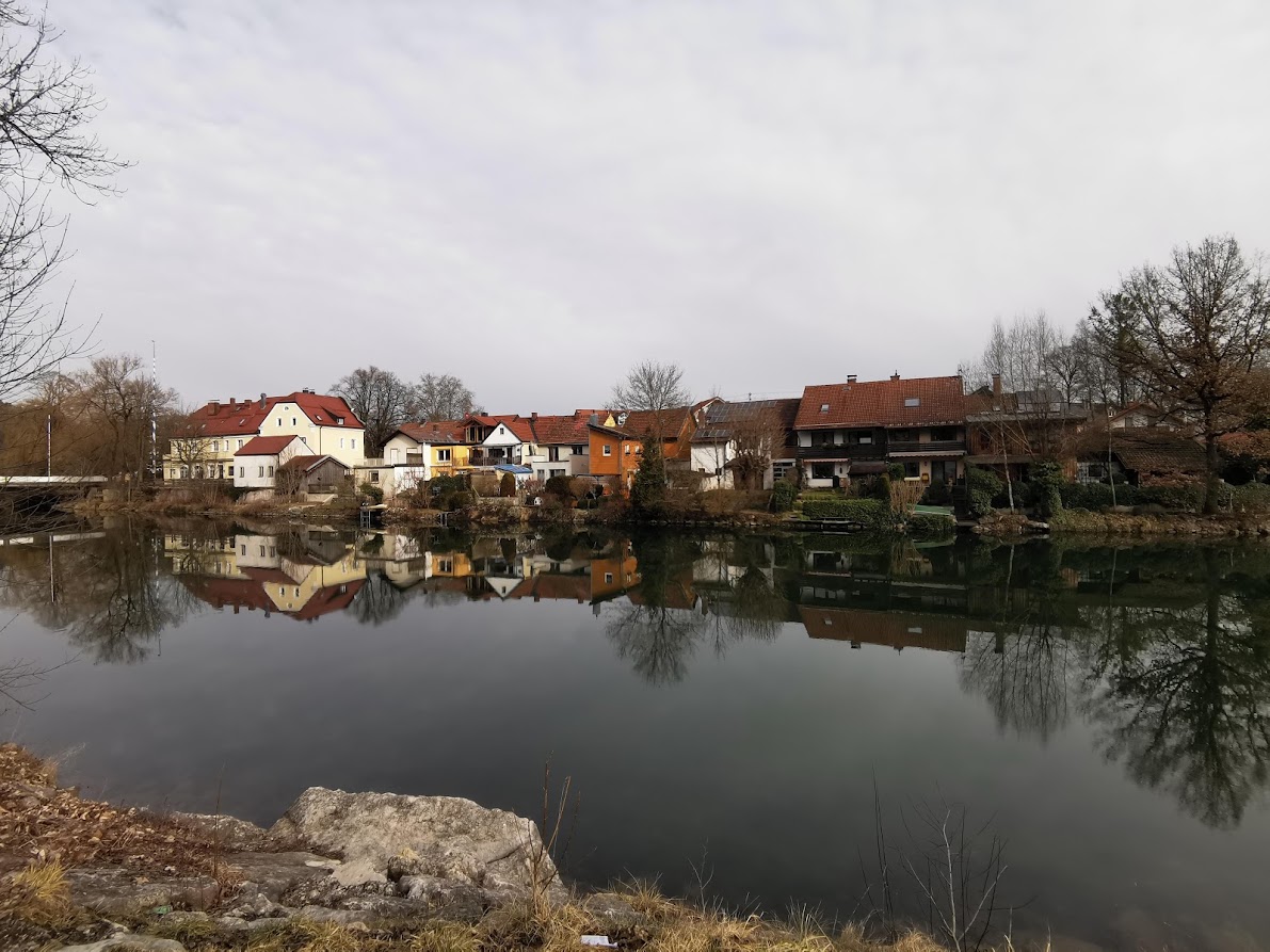 Uferzeile in Wolfratshausen
